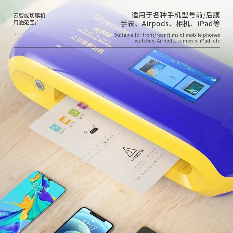 MECHANIC M860 Plotter Film Cutting Machine Flexible Hydrogel Film For Pad Phone Watch Front Screen Protective Back Film Cutter
MECHANIC M860 Plotter Film Cutting Machine Flexible Hydrogel Film For Pad Phone Watch Front Screen Protective Back Film Cutter