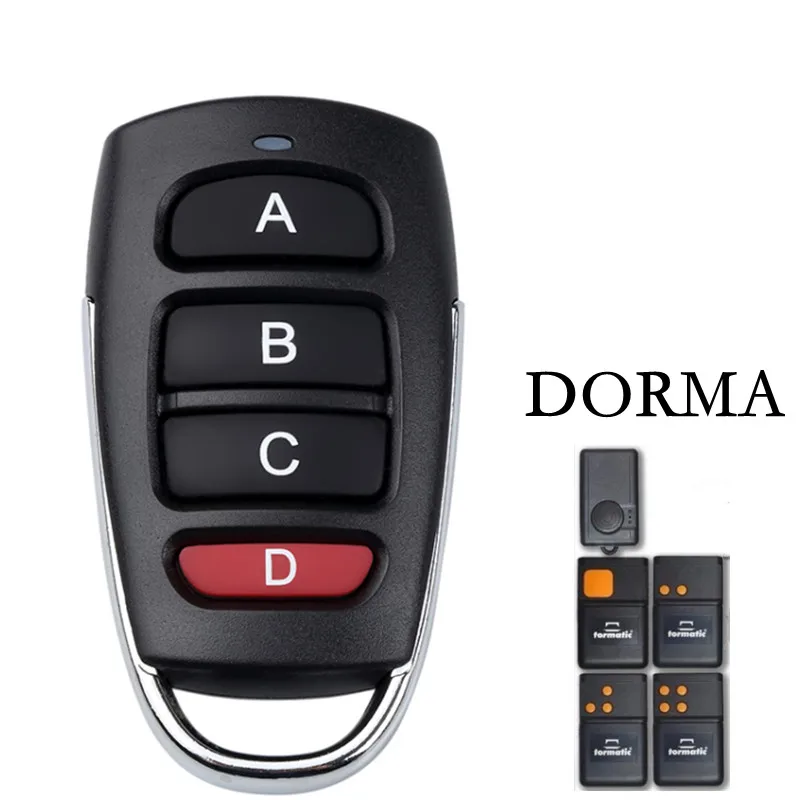 ABCD Wireless RF Remote Control DORMA HS43-1E 433MHz Electric Gate Garage Door Remote Control Key Fob Controller
ABCD Wireless RF Remote Control DORMA HS43-1E 433MHz Electric Gate Garage Door Remote Control Key Fob Controller