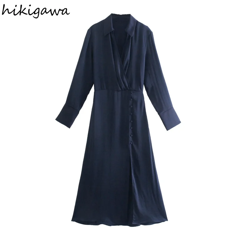 Платье-рубашка Hikigawa женское с длинным рукавом, модная уличная одежда на пуговицах, повседневное шикарное с высокой талией и отложным воротн...
Платье-рубашка Hikigawa женское с длинным рукавом, модная уличная одежда на пуговицах, повседневное шикарное с высокой талией и отложным воротн...