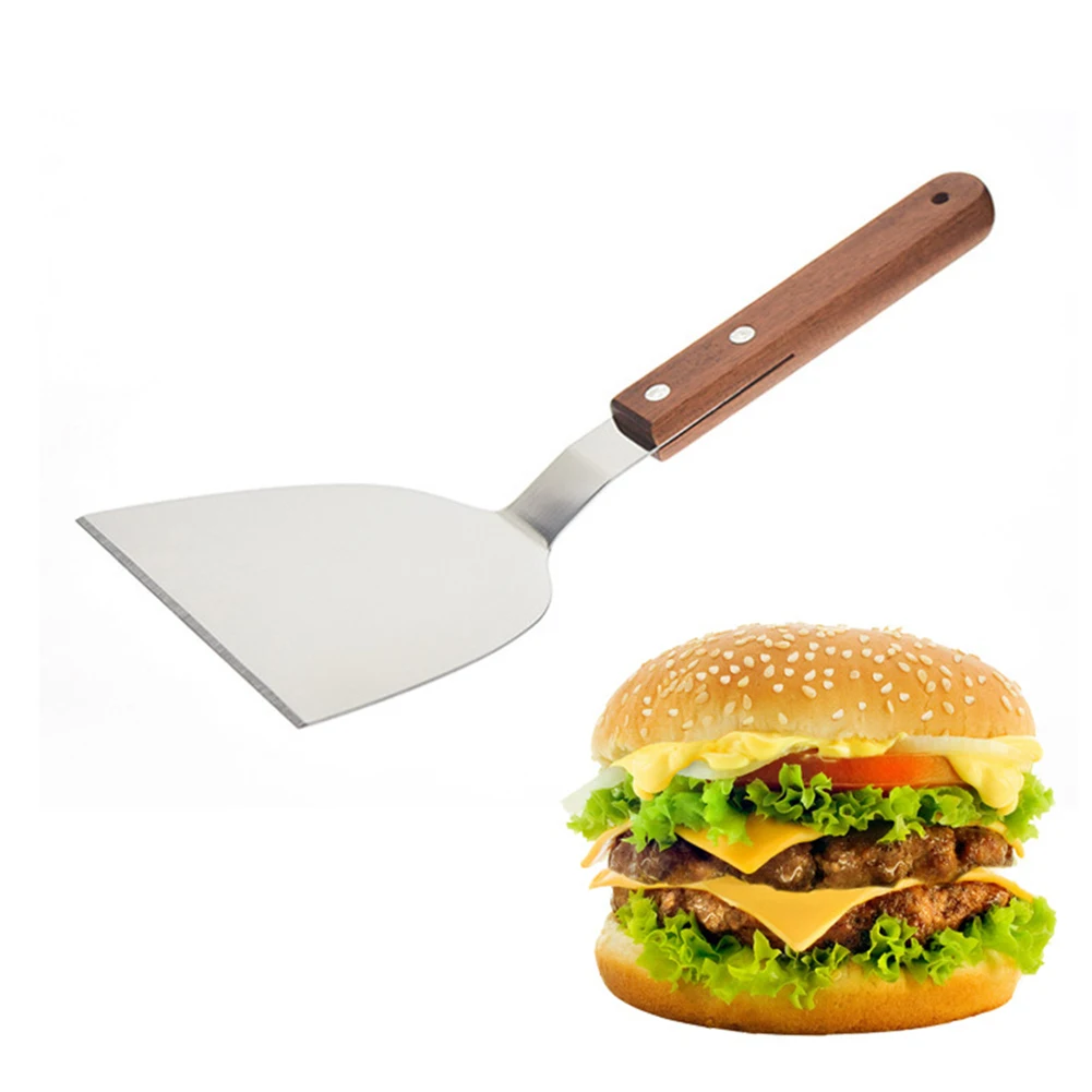 Stainless Steel Metal Scraping For Pancake Teppanyaki Baking Tray Cookware Grip Wooden Handle For Pans, Frying Pans
Stainless Steel Metal Scraping For Pancake Teppanyaki Baking Tray Cookware Grip Wooden Handle For Pans, Frying Pans