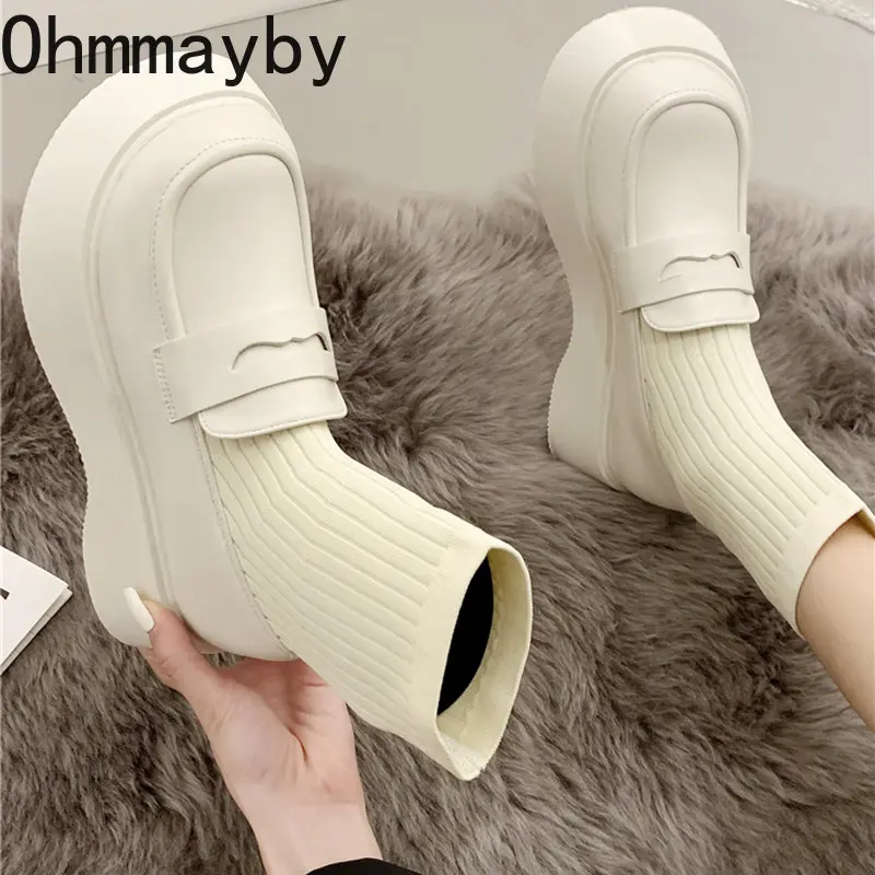 2023 New Women Sock Ankle Boots Fashion Platform Heel Ladies Elegant Thick Sole Short Boots Slip On Chelsea Booties
2023 New Women Sock Ankle Boots Fashion Platform Heel Ladies Elegant Thick Sole Short Boots Slip On Chelsea Booties