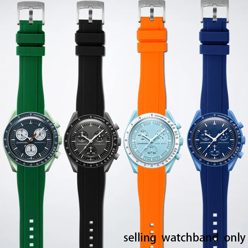 20mm Rubber Curved End Watchband For Omega x Swatch Co-branded Joint Planet MoonsSwatch Series Men Women Watch Silicone Strap
20mm Rubber Curved End Watchband For Omega x Swatch Co-branded Joint Planet MoonsSwatch Series Men Women Watch Silicone Strap