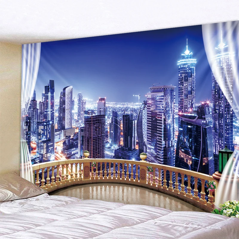 City Night Scene Printed Large Wall Tapestry Cheap Hippie Wall Hanging Bohemian Wall Tapestries Mandala Wall Art Decor
City Night Scene Printed Large Wall Tapestry Cheap Hippie Wall Hanging Bohemian Wall Tapestries Mandala Wall Art Decor