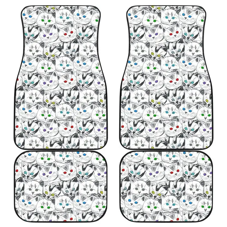 Cats Galore Car Floor Mats Set (2 x Front, 2 x Back) - Great Gift For Cat Lovers
Cats Galore Car Floor Mats Set (2 x Front, 2 x Back) - Great Gift For Cat Lovers