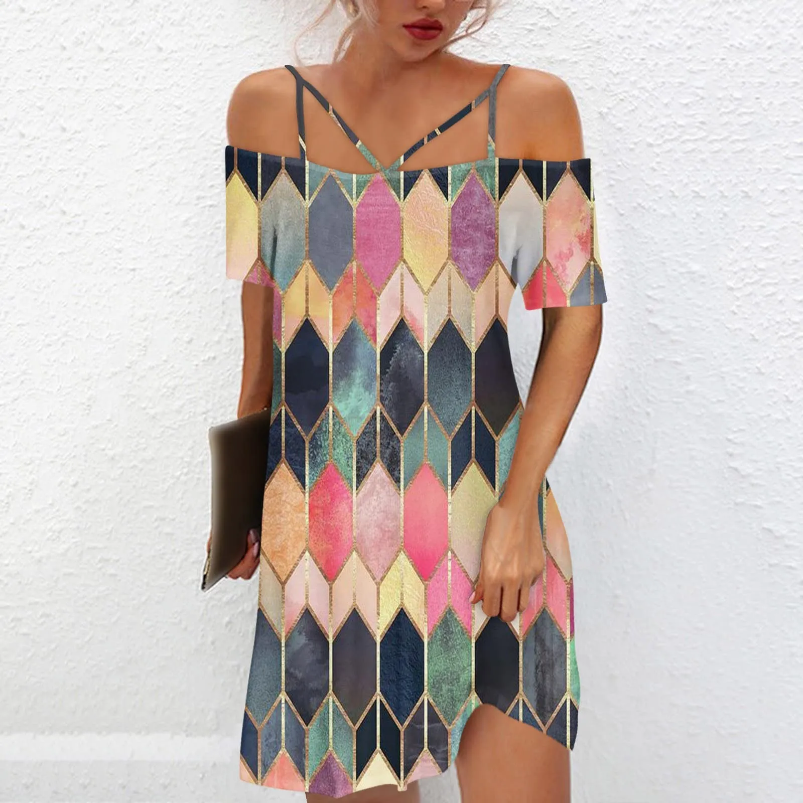 Women Summer Elegant Sexy Off Shoulder Party Dress Female Casual Floral Print Short Sleeve Beach Mini Dresses For Women 2022
Women Summer Elegant Sexy Off Shoulder Party Dress Female Casual Floral Print Short Sleeve Beach Mini Dresses For Women 2022