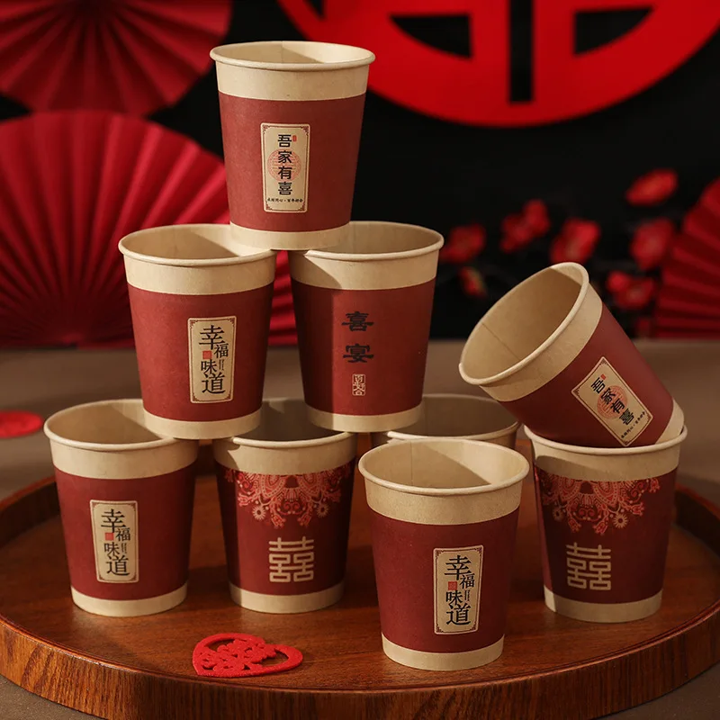 Wedding Use Cups Thickened Paper Wedding 50pcs Celebration Wholesale, Wedding Paper For Disposable Cups Party Cups Red Home
Wedding Use Cups Thickened Paper Wedding 50pcs Celebration Wholesale, Wedding Paper For Disposable Cups Party Cups Red Home