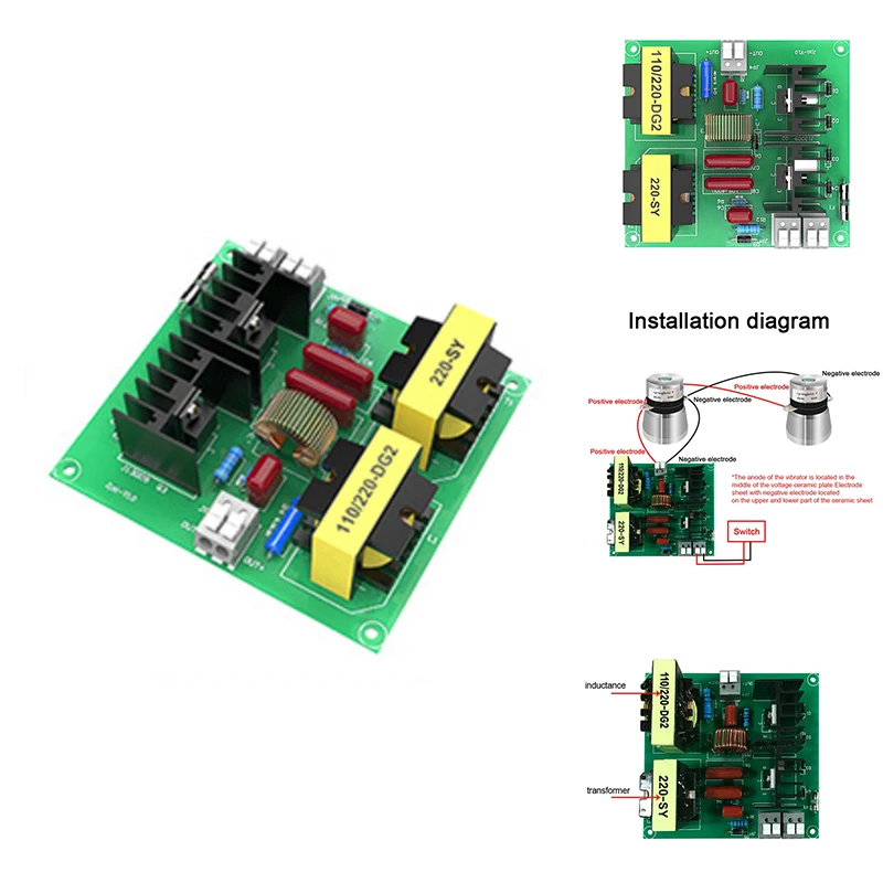 120W Ultrasonic Cleaner Circuit Board Motherboard For Car Washer Washing Machine Generator Transducer
120W Ultrasonic Cleaner Circuit Board Motherboard For Car Washer Washing Machine Generator Transducer