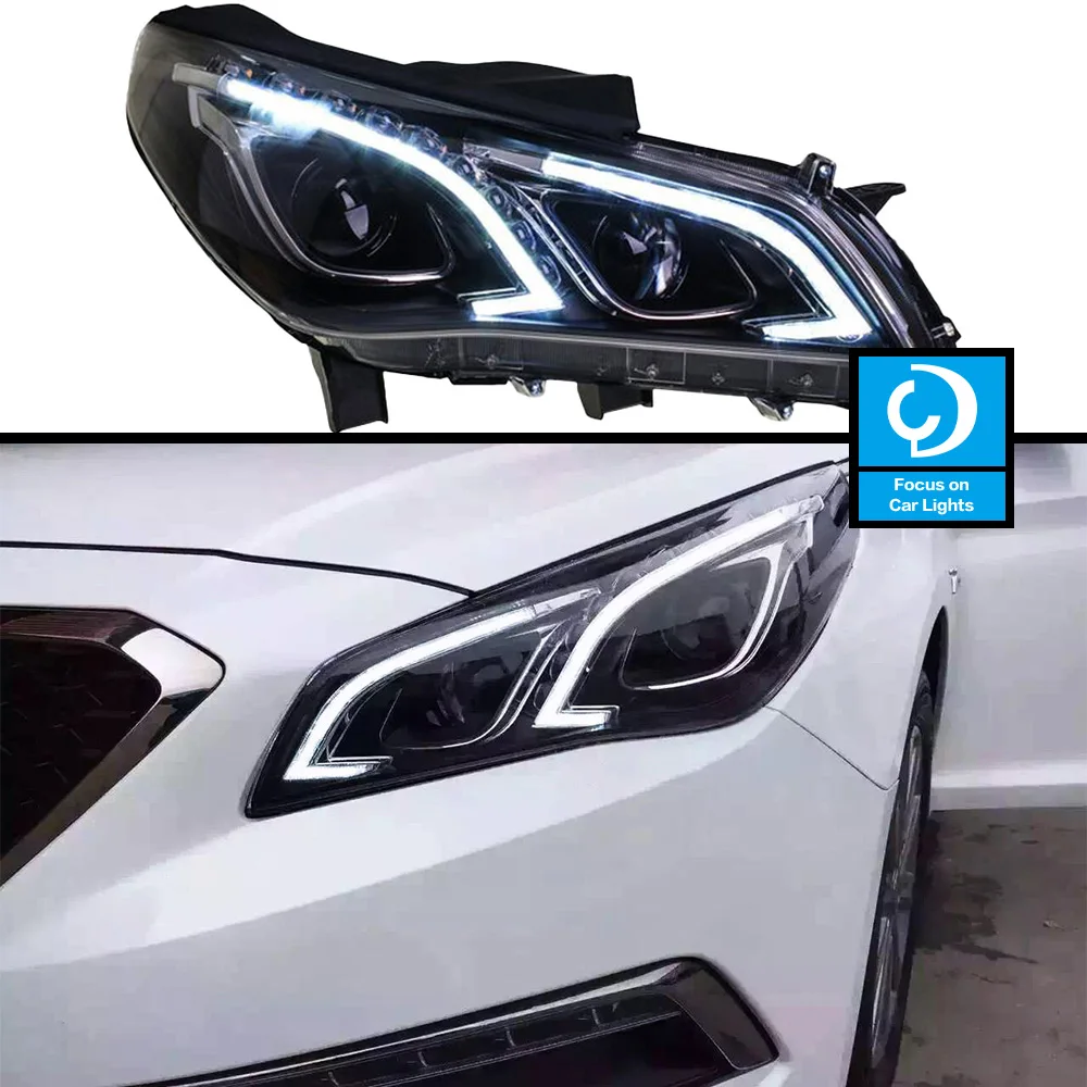 Car Front Headlight For Sonata 9 2015-2017 Benz LED HeadLamp Styling Dynamic Turn Signal Lens Automotive Accessories Assembly
Car Front Headlight For Sonata 9 2015-2017 Benz LED HeadLamp Styling Dynamic Turn Signal Lens Automotive Accessories Assembly