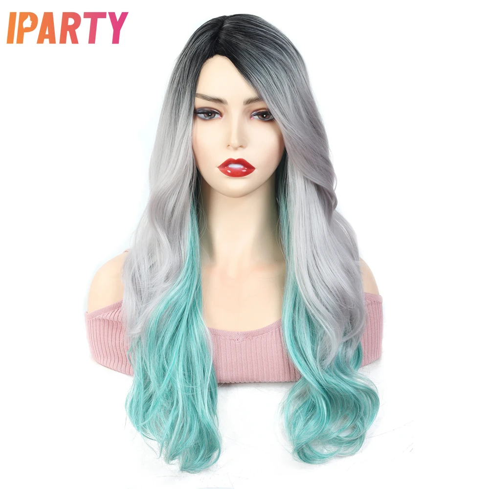 Iparty Black Women's Synthetic Machine Wigs New Style 20 Inches Ombre Color Long Wavy Wig Multi Color Optional Daily Cosplay
Iparty Black Women's Synthetic Machine Wigs New Style 20 Inches Ombre Color Long Wavy Wig Multi Color Optional Daily Cosplay