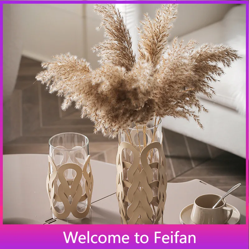 Leather Woven Glass Vase, Hotel Model Room, Living Room, Home Dining Room, Desktop Decorative Flower Vase, Modern Light Luxury
Leather Woven Glass Vase, Hotel Model Room, Living Room, Home Dining Room, Desktop Decorative Flower Vase, Modern Light Luxury