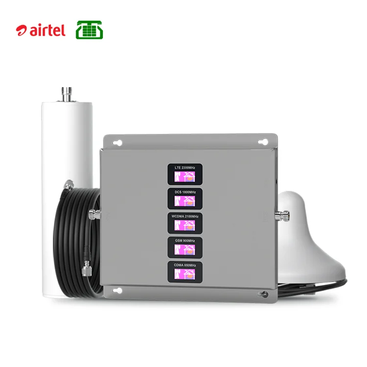 India full band 850 900 1800 2100 2300mhz 5 band signal booster cell phone signal repeater 3g 4g lte mobile signal amplifier
India full band 850 900 1800 2100 2300mhz 5 band signal booster cell phone signal repeater 3g 4g lte mobile signal amplifier