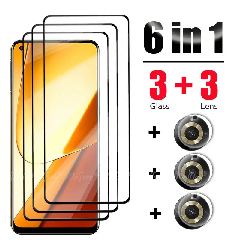 6 In 1 For Realme 11 Glass Tempered Glass Realme 11 Glass Full Cover Screen Protector Camera Film Realme 11 10 Pro
6 In 1 For Realme 11 Glass Tempered Glass Realme 11 Glass Full Cover Screen Protector Camera Film Realme 11 10 Pro