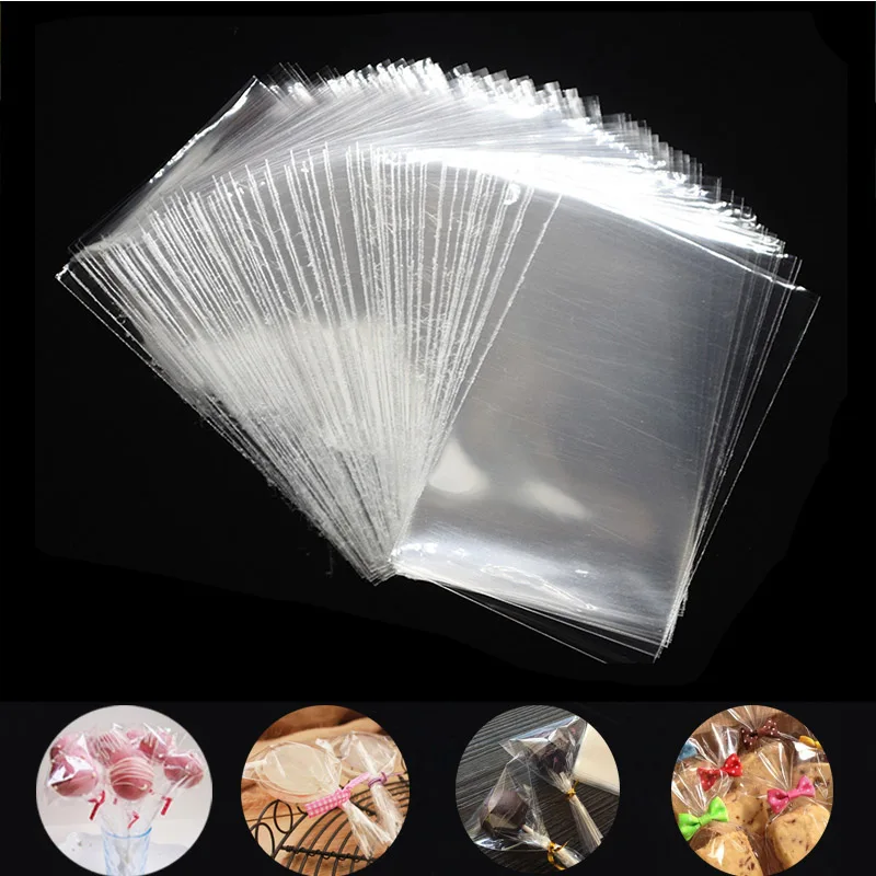 100Pcs Transparent Plastic Bags for Candy Lollipop Cookie Packaging Cellophane Bag Christmas Wedding Birthday Party Gift Bag
100Pcs Transparent Plastic Bags for Candy Lollipop Cookie Packaging Cellophane Bag Christmas Wedding Birthday Party Gift Bag