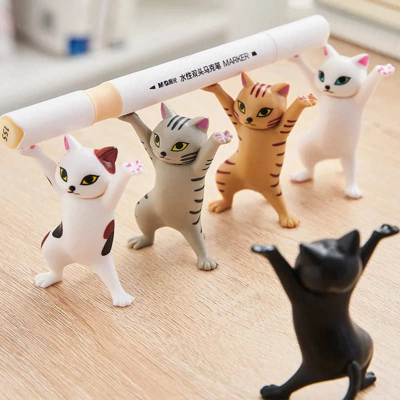 Cat Pen Holder Japanese Home Decoration Kids Funny Cat Pen Holder Resin Statue Weightlifting Cat Makeup Brush Holder Toy Gift
Cat Pen Holder Japanese Home Decoration Kids Funny Cat Pen Holder Resin Statue Weightlifting Cat Makeup Brush Holder Toy Gift