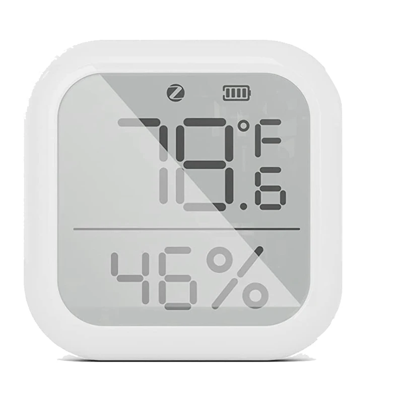 Tuya Zigbee Temperature And Humidity Sensor Indoor Hygrometer Thermometer Detector With Digital LCD Display
Tuya Zigbee Temperature And Humidity Sensor Indoor Hygrometer Thermometer Detector With Digital LCD Display