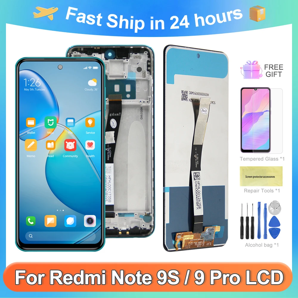 Оригинальный ЖК-дисплей 6,67 дюйма для Xiaomi Redmi Note 9 Pro, ЖК-дисплей, сенсорный экран, дигитайзер, запчасти для Xiaomi Redmi Note 9S Note 9s, ЖК-дисплей
Оригинальный ЖК-дисплей 6,67 дюйма для Xiaomi Redmi Note 9 Pro, ЖК-дисплей, сенсорный экран, дигитайзер, запчасти для Xiaomi Redmi Note 9S Note 9s, ЖК-дисплей