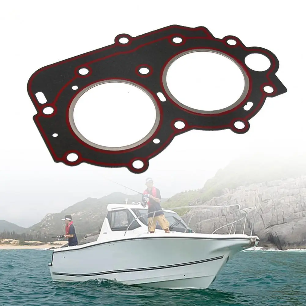 Cylinder Gasket Replacement High Hardness Black Boat Marine Head Gasket 63V-11181-A1-00 for Yamaha 2-stroke 9.9/15/18HP Outboard
Cylinder Gasket Replacement High Hardness Black Boat Marine Head Gasket 63V-11181-A1-00 for Yamaha 2-stroke 9.9/15/18HP Outboard
