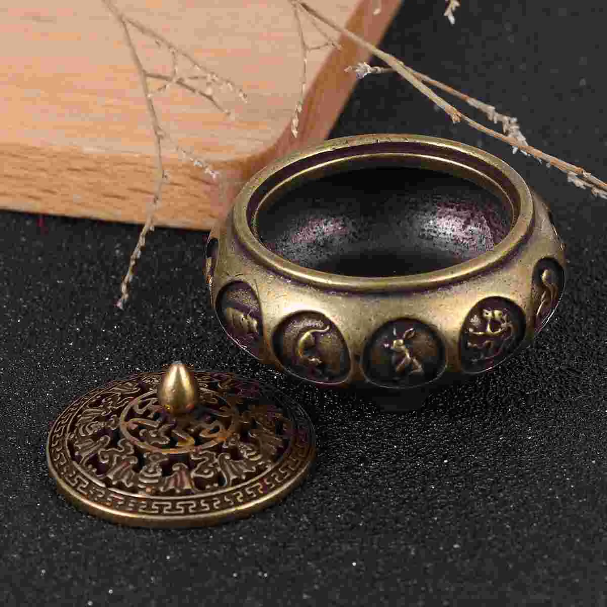 Burner Censer Cone Ornament Bowl Feng Holder Shui Worship Brass Retro Home Copperstick Figurine Lid Vintage Setmetal Chinese
Burner Censer Cone Ornament Bowl Feng Holder Shui Worship Brass Retro Home Copperstick Figurine Lid Vintage Setmetal Chinese