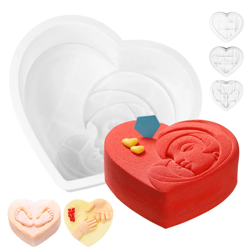 Silicone Cake Mold Non-Stick DIY Mousse Donut Baking Mold Rectangular Bread Pan Cake Heart Shape Mold For Cake Kitchenware
Silicone Cake Mold Non-Stick DIY Mousse Donut Baking Mold Rectangular Bread Pan Cake Heart Shape Mold For Cake Kitchenware