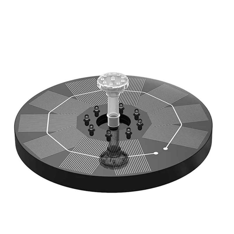 Solar Fountain Pump , 3.5 W 180 mm Solar Fountain with LED Light, 3000 MAh Battery with 6 Models , Solar Pond Pump
Solar Fountain Pump , 3.5 W 180 mm Solar Fountain with LED Light, 3000 MAh Battery with 6 Models , Solar Pond Pump