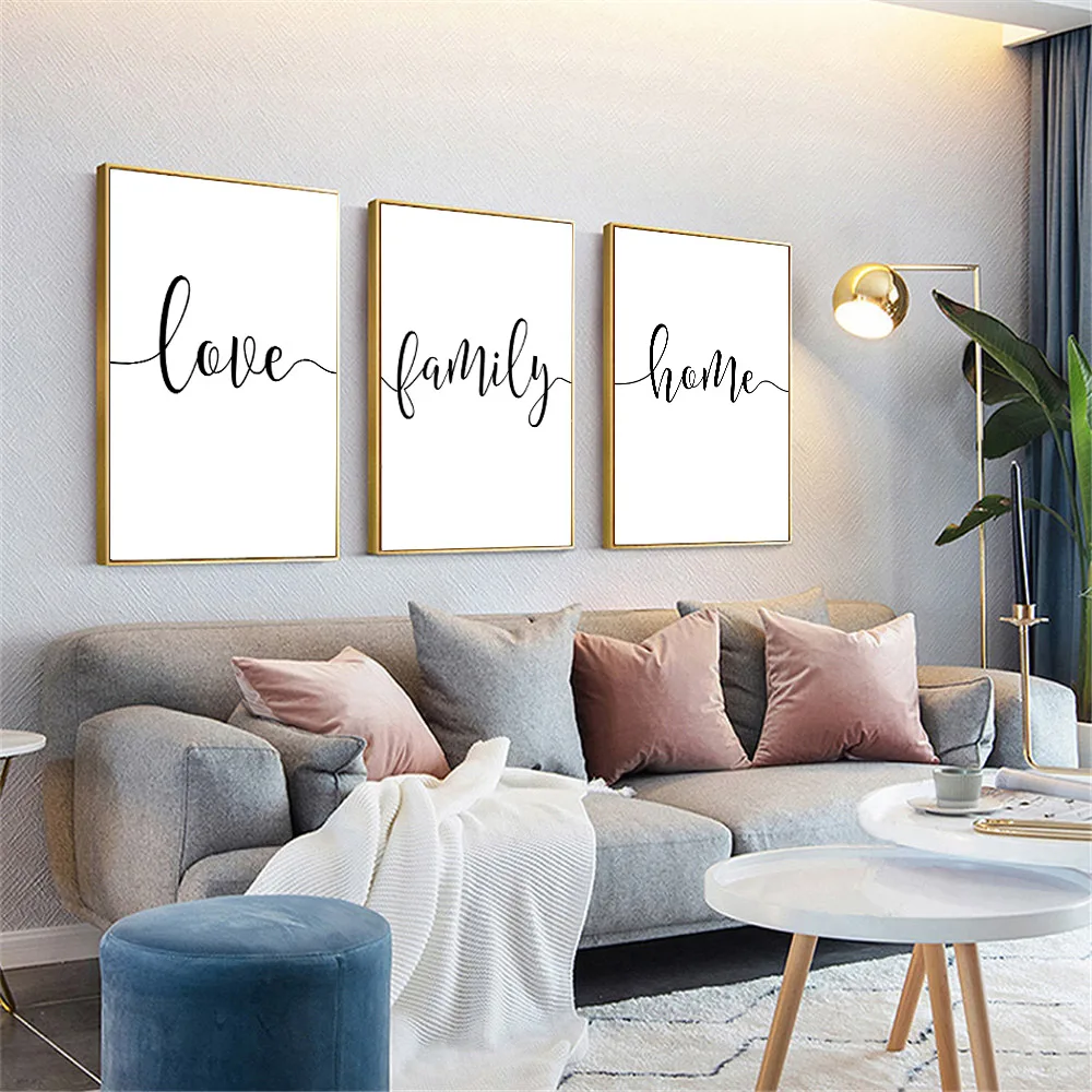 Family Love Home Quotes One Line Canvas Painting Nordic Wall Art Posters And Prints Minimalist Pictures Living Room Home Decor 
Family Love Home Quotes One Line Canvas Painting Nordic Wall Art Posters And Prints Minimalist Pictures Living Room Home Decor