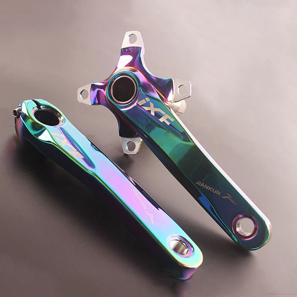 MTB Road Bike Bicycle Crank Set Arm 170mm 104BCD Aluminum Alloy Rainbow Compatibility Bicycle Parts
MTB Road Bike Bicycle Crank Set Arm 170mm 104BCD Aluminum Alloy Rainbow Compatibility Bicycle Parts