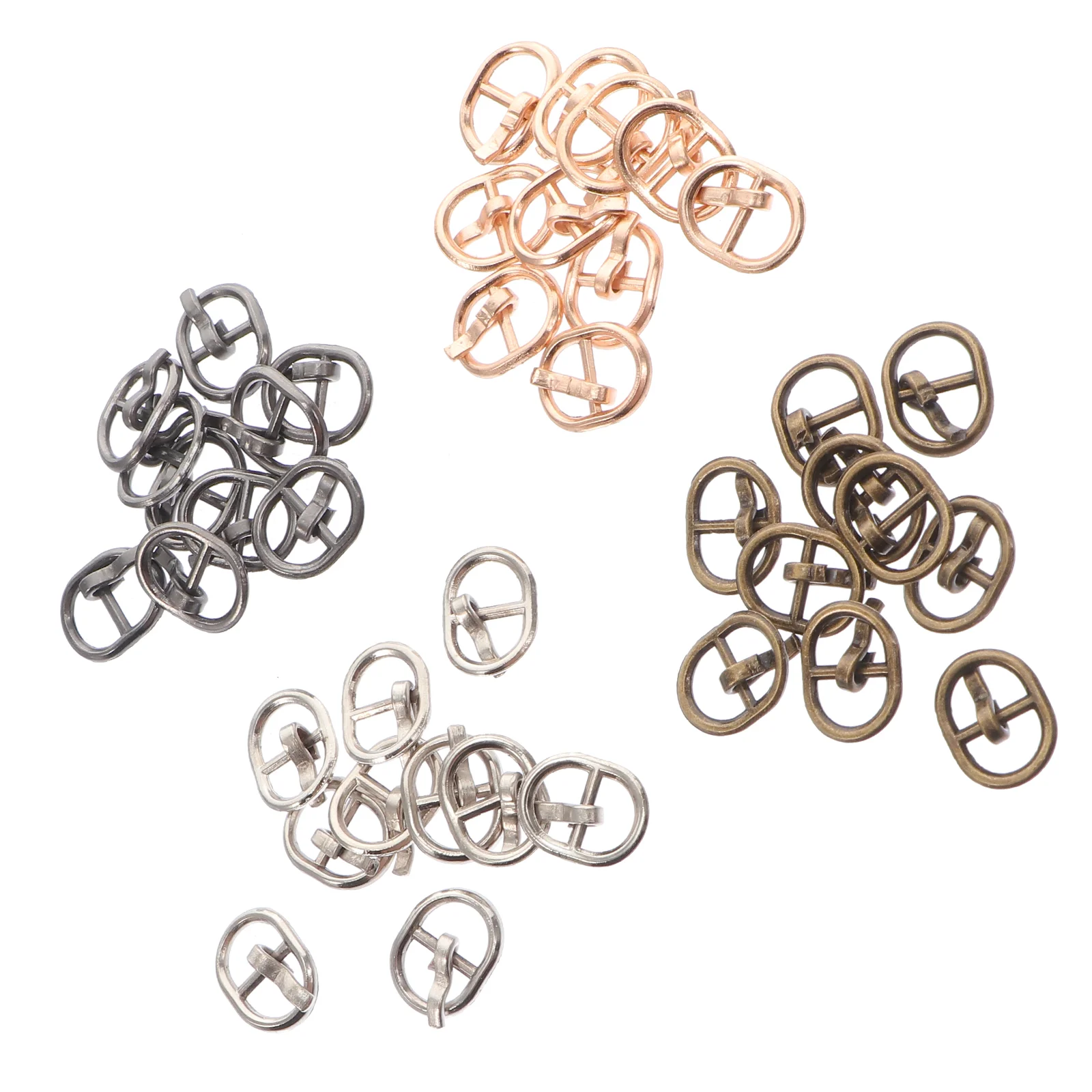 40 PCS DIY Craft Accessories Sewing Mini Buckles Metal Leash Wallet Webbing Pin Small Ring Adjuster 
40 PCS DIY Craft Accessories Sewing Mini Buckles Metal Leash Wallet Webbing Pin Small Ring Adjuster