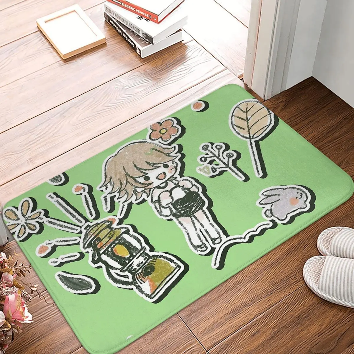 Коврик для ванны Danganronpa Trigger Happy Havoc Camg Chihiro, иллюстрация карточек, коврик для гостиной, коврик для балкона, домашний декор 
Коврик для ванны Danganronpa Trigger Happy Havoc Camg Chihiro, иллюстрация карточек, коврик для гостиной, коврик для балкона, домашний декор