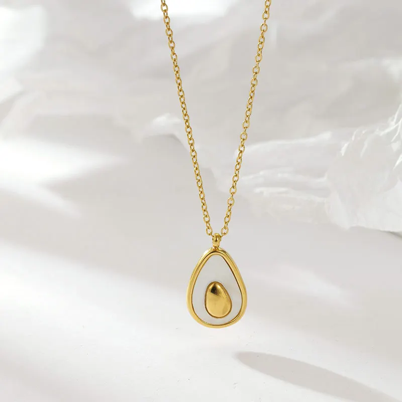Stainlesss Steel Gold Color Avocado Pendant Necklace Collars Accessories Women Link Chains Necklace Wholesale Party Gift
Stainlesss Steel Gold Color Avocado Pendant Necklace Collars Accessories Women Link Chains Necklace Wholesale Party Gift