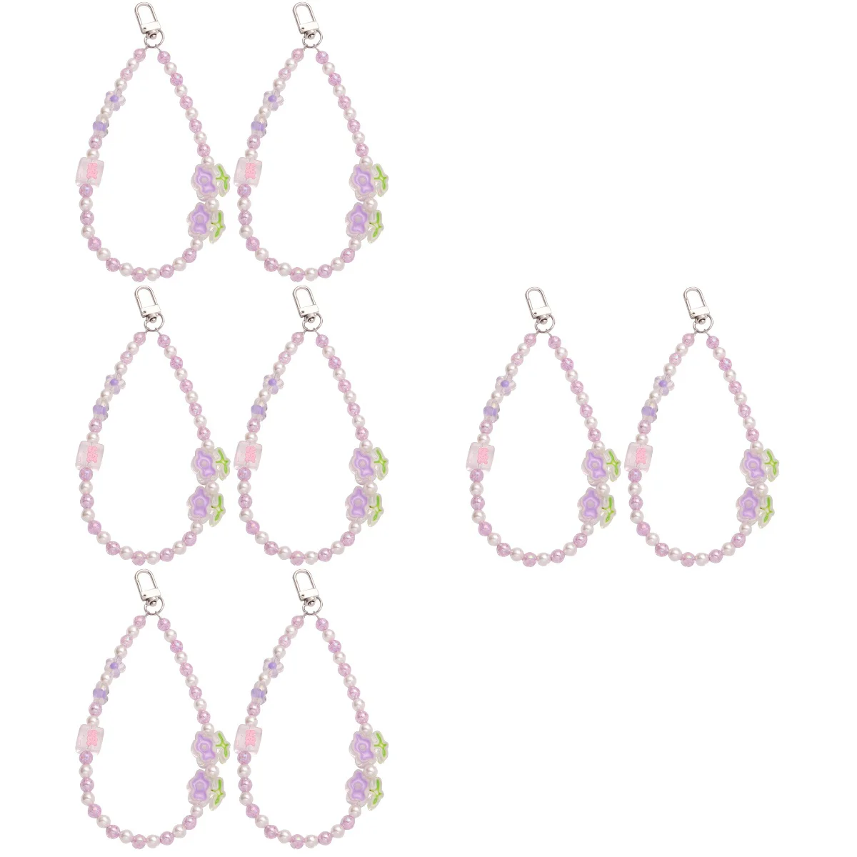 8 Pcs Beaded Pendant Imitation Pearl Phone Lanyard Cell Charm Key Rings Car Keys Charms Decor Case Wrist Hangings Pearls Bag
8 Pcs Beaded Pendant Imitation Pearl Phone Lanyard Cell Charm Key Rings Car Keys Charms Decor Case Wrist Hangings Pearls Bag