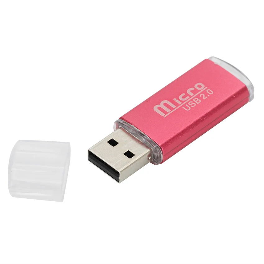 100 шт. Высокоскоростной мини USB 2 0 Micro SD TF кардридер адаптер Plug and Play для планшетного