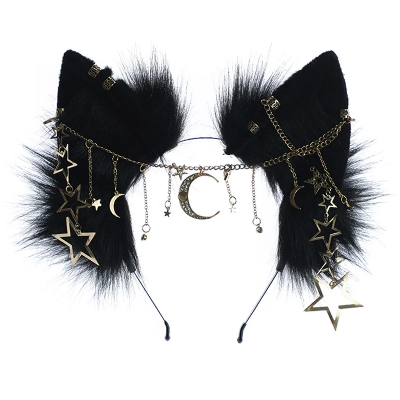 2XPC Ethnic Style Cat Ear Headband with Forehead Chain Decors Adult Cosplay Headband
2XPC Ethnic Style Cat Ear Headband with Forehead Chain Decors Adult Cosplay Headband