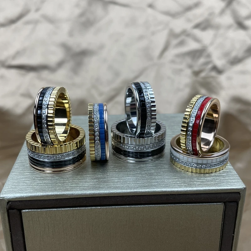 Advanced craftsmanship 925 sterling silver rotary ceramic wide ring for men and women fashion brand luxury punk party jewelry
Advanced craftsmanship 925 sterling silver rotary ceramic wide ring for men and women fashion brand luxury punk party jewelry