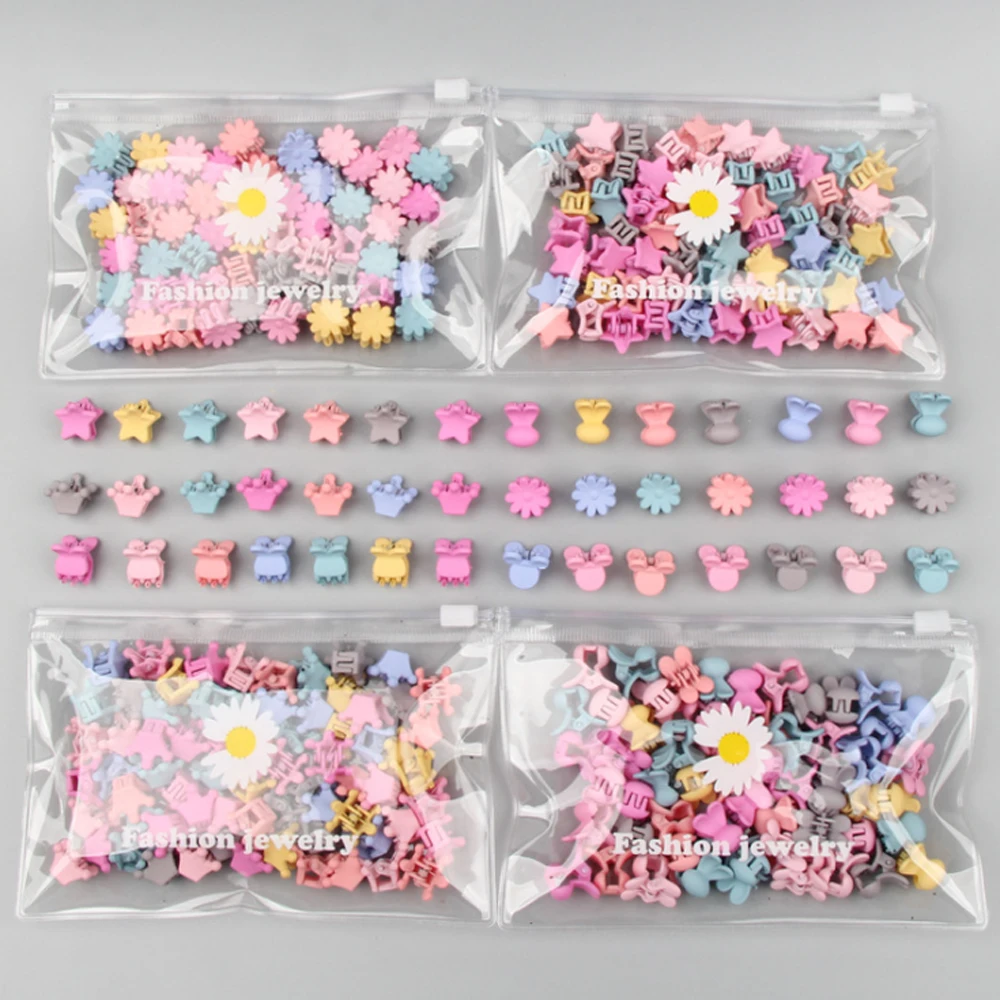 10/30PCS Cartoon Mini Hair Claws Small Colorful Flower Star Mickey Hair Clips Fashion Matte Headbands Hair Accessories
10/30PCS Cartoon Mini Hair Claws Small Colorful Flower Star Mickey Hair Clips Fashion Matte Headbands Hair Accessories