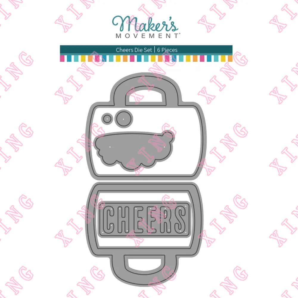 Newest Cheers Die Set Metal Cutting Dies Scrapbook Diary Decoration Embossing Template Diy Greeting Card Handmade Craft Stencils
Newest Cheers Die Set Metal Cutting Dies Scrapbook Diary Decoration Embossing Template Diy Greeting Card Handmade Craft Stencils