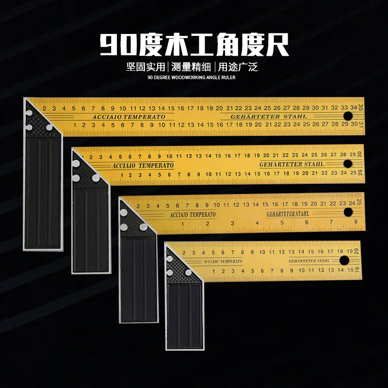 Right Angle Ruler Thickened Horizontal 90 Degrees Woodworking Angle Ruler Building Measuring Tool 300mm
Right Angle Ruler Thickened Horizontal 90 Degrees Woodworking Angle Ruler Building Measuring Tool 300mm