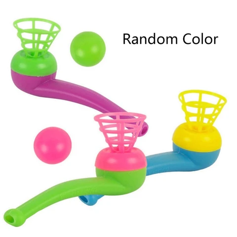 Сенсорная игрушка-непоседа Мяч для тренировки дыхания Плавающий шарик-игрушка с выдуванием трубки
