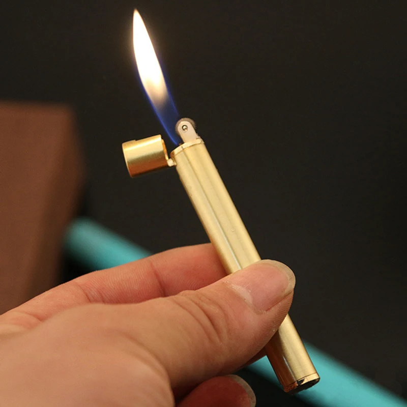 Stylish Mini Compact Butane Gas Metal Cigarette Shaped Lighter Grinding Wheel Pocket Lighter Smoking Accessories Nice Gift
Stylish Mini Compact Butane Gas Metal Cigarette Shaped Lighter Grinding Wheel Pocket Lighter Smoking Accessories Nice Gift