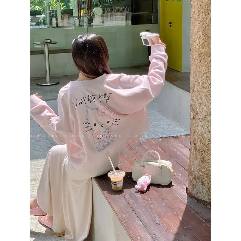 Anime Kawaii Sanrio Hello Kitty Y2K Female Cartoon Jacket Spring and Autumn New Sweet Cardigan Fashion Sweater Ins Japanese Top
Anime Kawaii Sanrio Hello Kitty Y2K Female Cartoon Jacket Spring and Autumn New Sweet Cardigan Fashion Sweater Ins Japanese Top