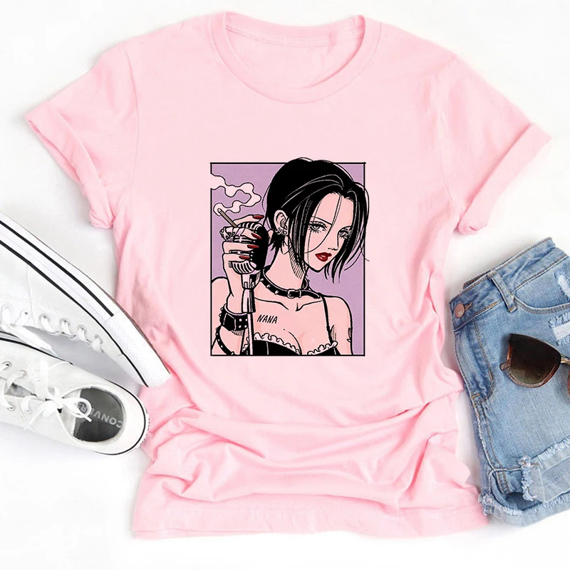 Anime Nana Osaki T Shirt Women Kawaii Nana Manga Graphic Tees Harajuku Summer Tops Cartoon Streetwear Female Oversized T Shirt
Anime Nana Osaki T Shirt Women Kawaii Nana Manga Graphic Tees Harajuku Summer Tops Cartoon Streetwear Female Oversized T Shirt