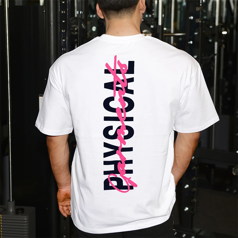 Loose Fitness Gym Men's Sportswear Cotton Round Neck Short Sleeve T-Shirt Fashion Bodybuilding Running Workout Fitness Wear
Loose Fitness Gym Men's Sportswear Cotton Round Neck Short Sleeve T-Shirt Fashion Bodybuilding Running Workout Fitness Wear