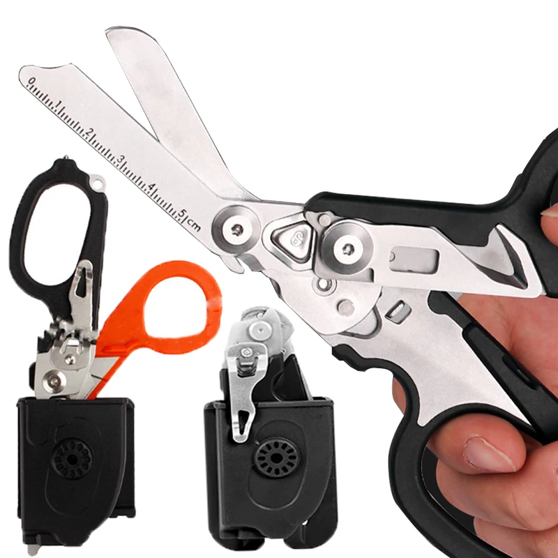 Multifunction Raptor Tactical scissors folding medical scissors First Aid Outdoor Survival tool Combination emergency scissors
Multifunction Raptor Tactical scissors folding medical scissors First Aid Outdoor Survival tool Combination emergency scissors