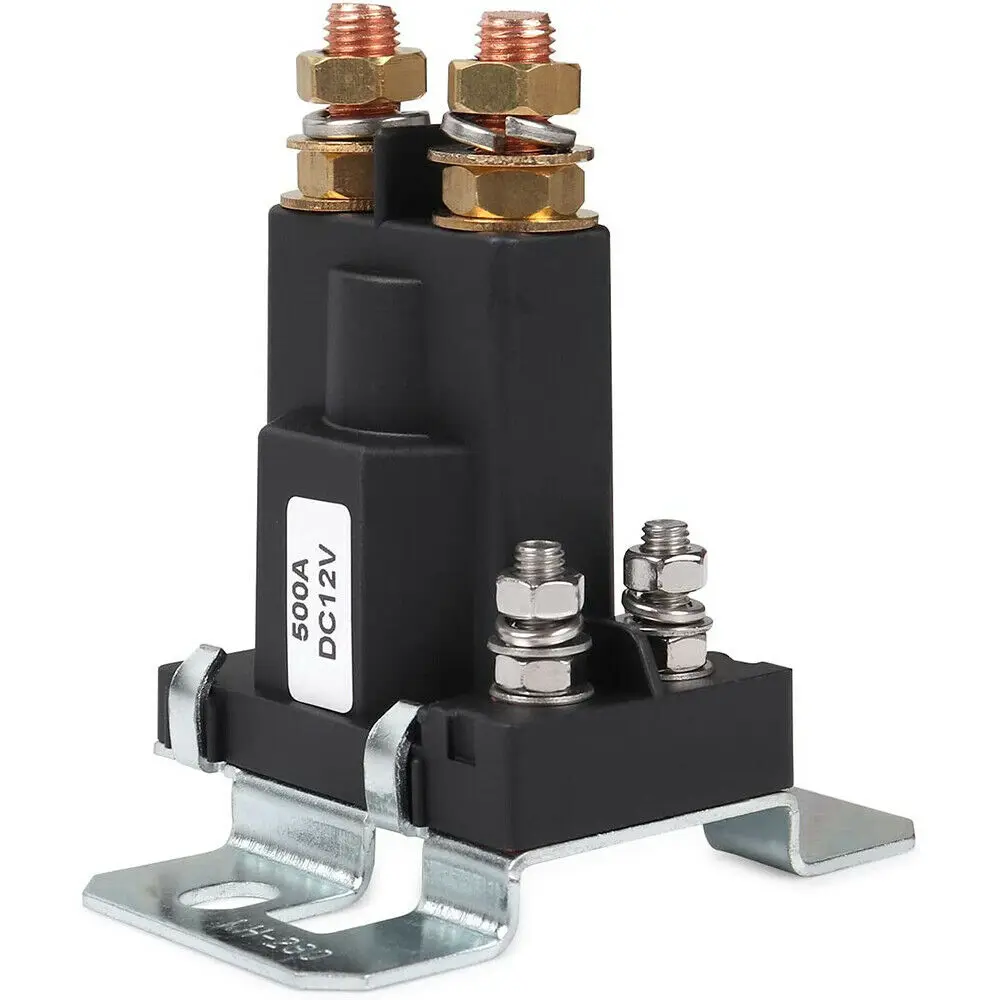 DC 12V 500A 4 Pin SPST Auto Start High Current Solenoid Relay Contactor Switch Car Accessories High Quality Relay Switch
DC 12V 500A 4 Pin SPST Auto Start High Current Solenoid Relay Contactor Switch Car Accessories High Quality Relay Switch