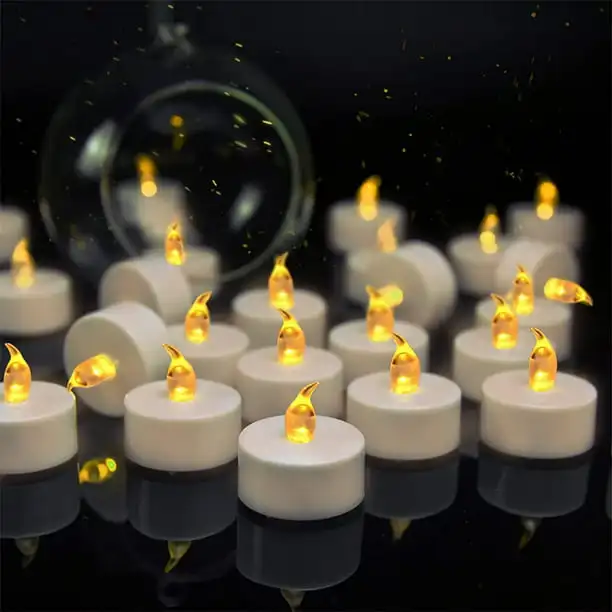 Free Shipping Tea Lights LED 24-Pack Flameless Tealight Candles Battery Candles Flickering Electric Tea Candles for Mother's Day
Free Shipping Tea Lights LED 24-Pack Flameless Tealight Candles Battery Candles Flickering Electric Tea Candles for Mother's Day