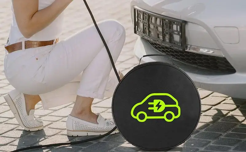 Waterproof EV Charging Cable Organizer Bag Jumper Cable Storage Organizer Bag Large Capacity Water Resistant Cable Storage Bag
Waterproof EV Charging Cable Organizer Bag Jumper Cable Storage Organizer Bag Large Capacity Water Resistant Cable Storage Bag