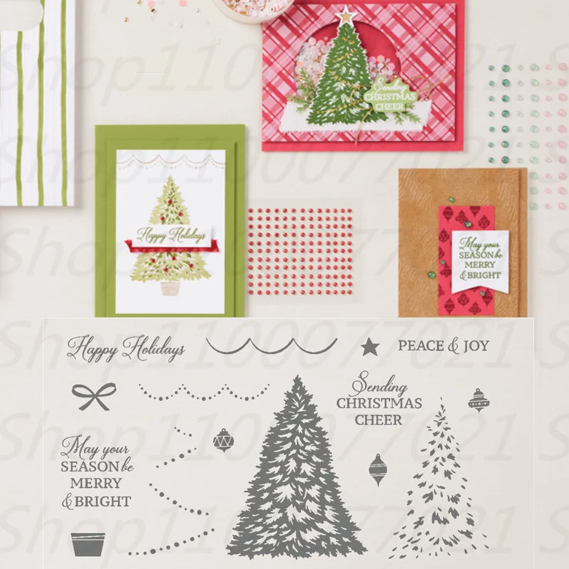 Christmas Tree Metal Cutting Dies And Clear Stamps Template Stencils For Decoration Scrapbook Paper Embossing New Arrivals 2022
Christmas Tree Metal Cutting Dies And Clear Stamps Template Stencils For Decoration Scrapbook Paper Embossing New Arrivals 2022