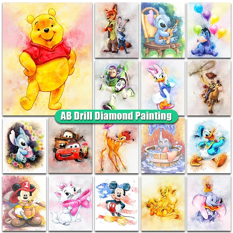 Алмазная живопись AB с изображением Диснея Микки Мауса Винни Пуха Дамбо 5D Вышивка из страз мультфильмы Стразы Вышивка крестиком для детей
Алмазная живопись AB с изображением Диснея Микки Мауса Винни Пуха Дамбо 5D Вышивка из страз мультфильмы Стразы Вышивка крестиком для детей