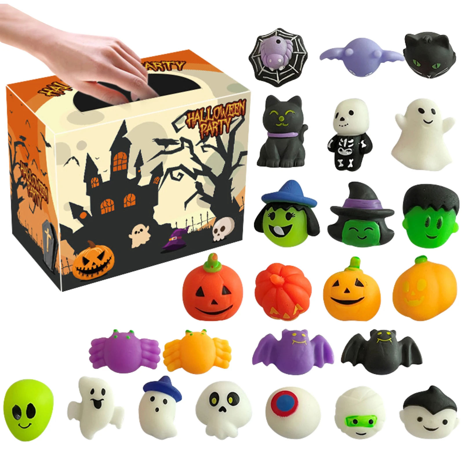 Halloween Squishy Toys Halloween Novelty Assortment Toy 24pcs Halloween Party Favors Creative Gift For Adult Toddler Boy Girl
Halloween Squishy Toys Halloween Novelty Assortment Toy 24pcs Halloween Party Favors Creative Gift For Adult Toddler Boy Girl