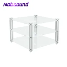 Nobsound Multi-layer Acrylic Rack Mount Stand for HiFi Desktop Audio Amplifier/Preamp/DAC