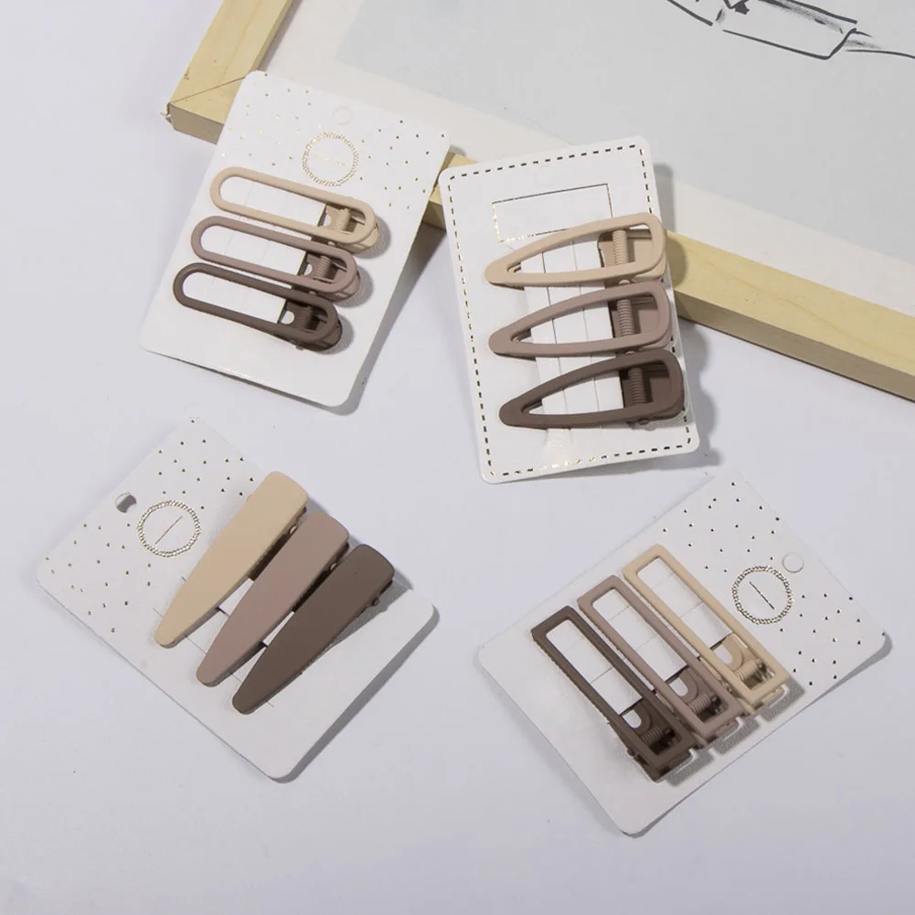 3 Pcs/Set New Women Girls Vintage Frosted Geometry Ornamentr Hair Clips Adult Lovely Alloy Hairpins Female Hair Accessories Cute
3 Pcs/Set New Women Girls Vintage Frosted Geometry Ornamentr Hair Clips Adult Lovely Alloy Hairpins Female Hair Accessories Cute